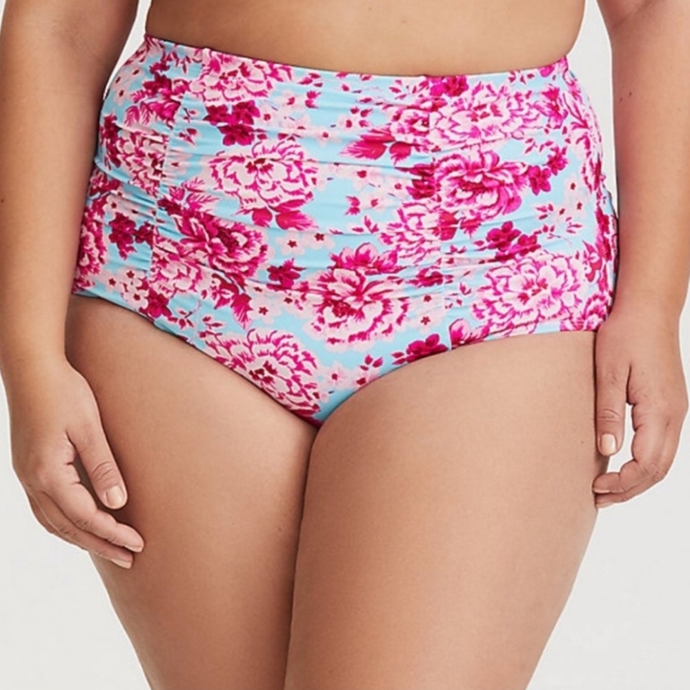 TORRID High Waist Floral Bikini Buttom NWOT Sz 10
